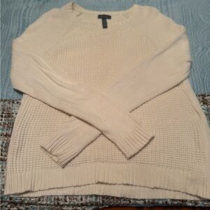 Ralph Lauren Women's Cream Crew Neck Sweater